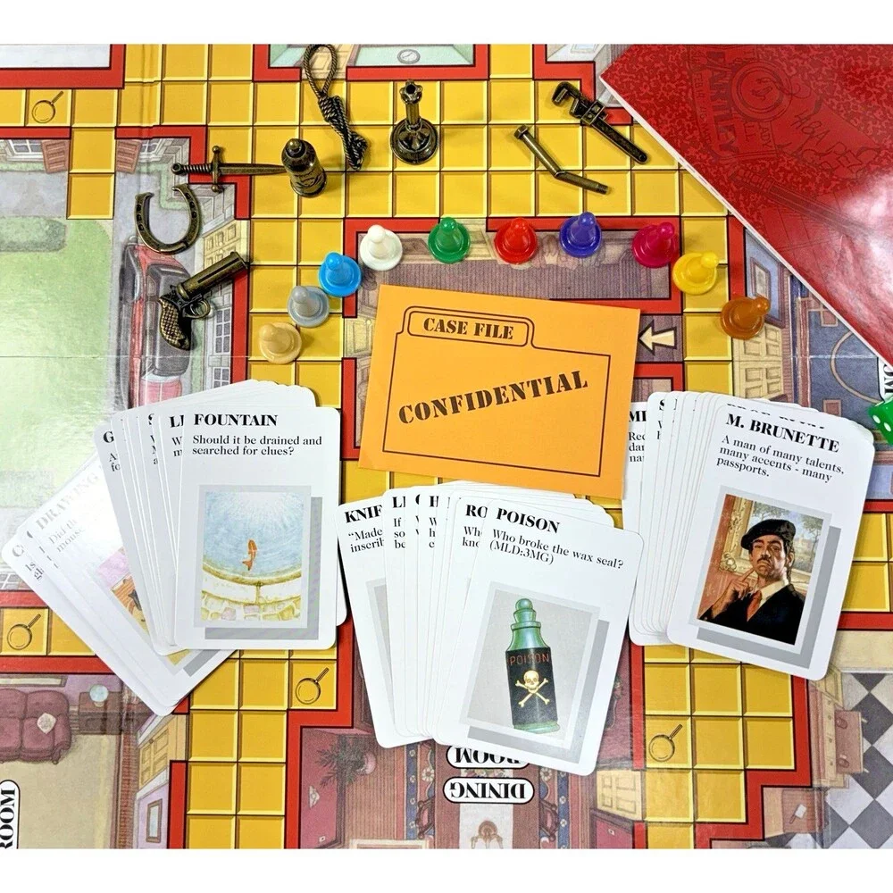 Clue Master Detective Classic Detective Winning Moves 2021 Board Game Complete
